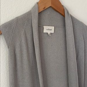 ARITZIA Wilfred Drapey Knit Long Vest